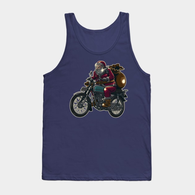 Go ride santa Tank Top by akmalzone